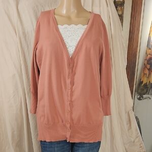 Maurices Coral Cardigan Sweater